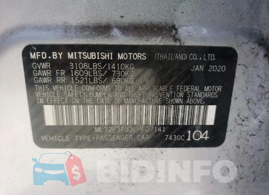 ML32F3FJ3LHF07141 Photo# 10