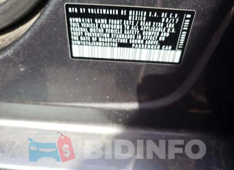 3VW167AJ5HM348708 Photo# 10
