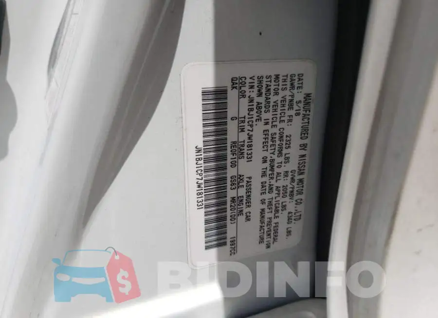 JN1BJ1CP7JW181331 Photo# 10