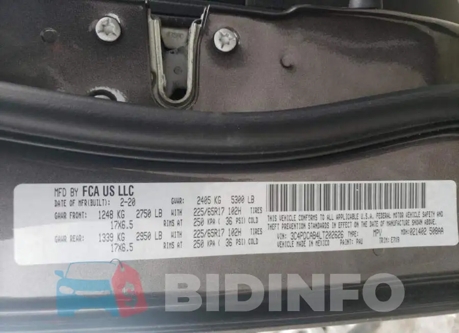 3C4PDCAB4LT202626 Photo# 10