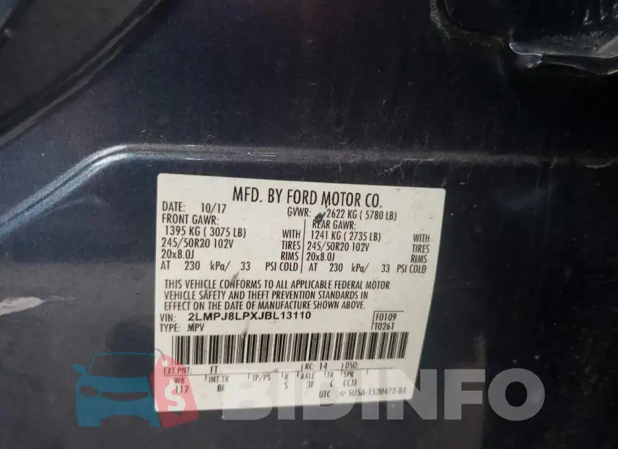 2LMPJ8LPXJBL13110 Photo# 10