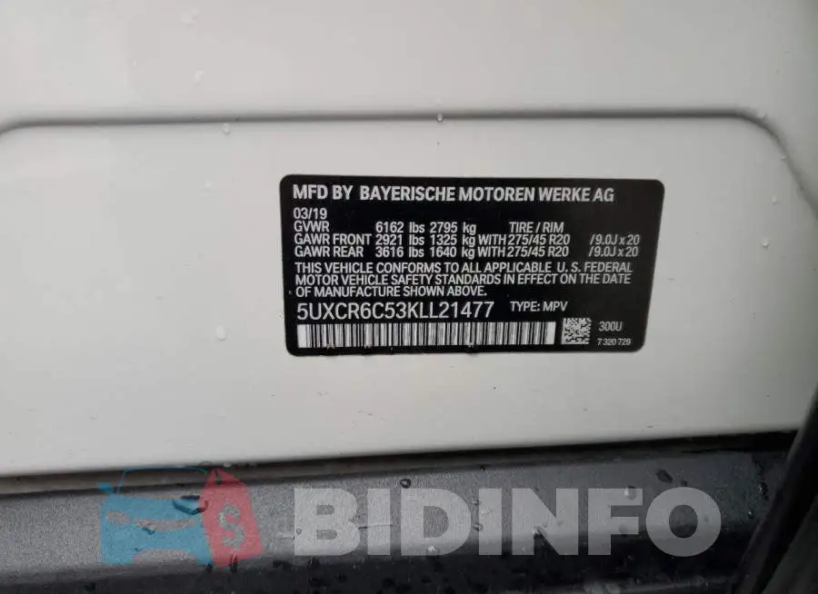 5UXCR6C53KLL21477 Photo# 10