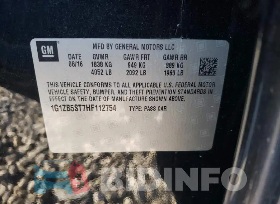 1G1ZB5ST7HF112754 Photo# 10