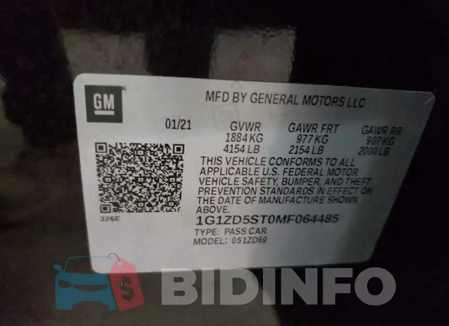 1G1ZD5ST0MF064485 Photo# 10