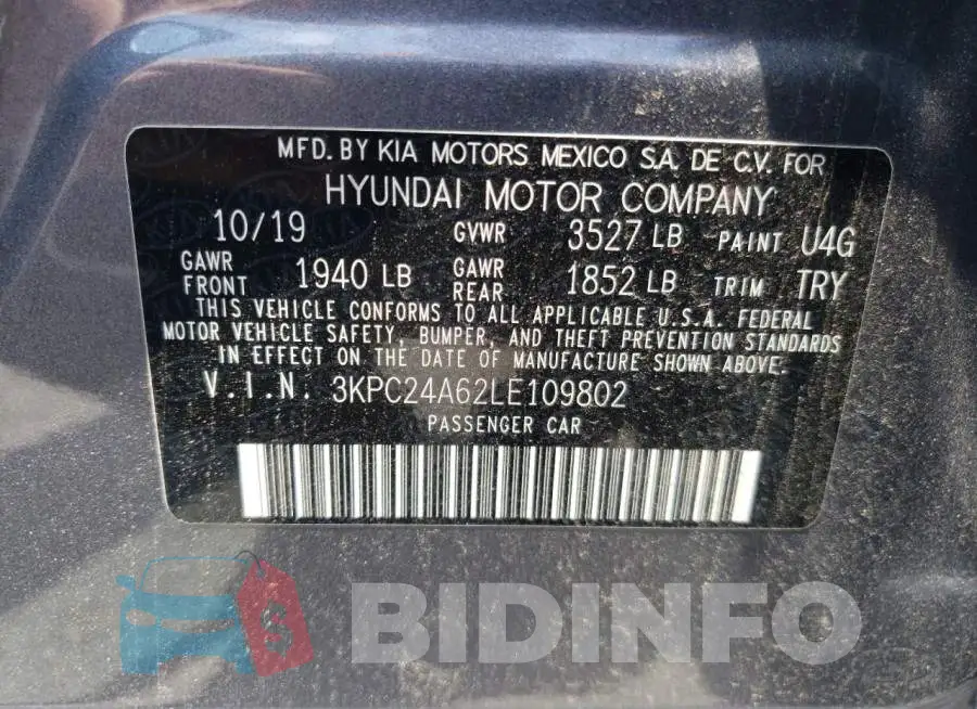 3KPC24A62LE109802 Photo# 10