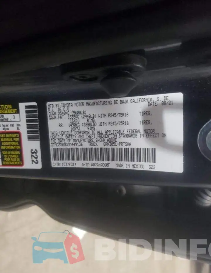 3TMCZ5AN3MM449136 Photo# 10