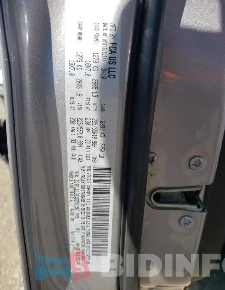 1C4PJLLB1KD296197 Photo# 10