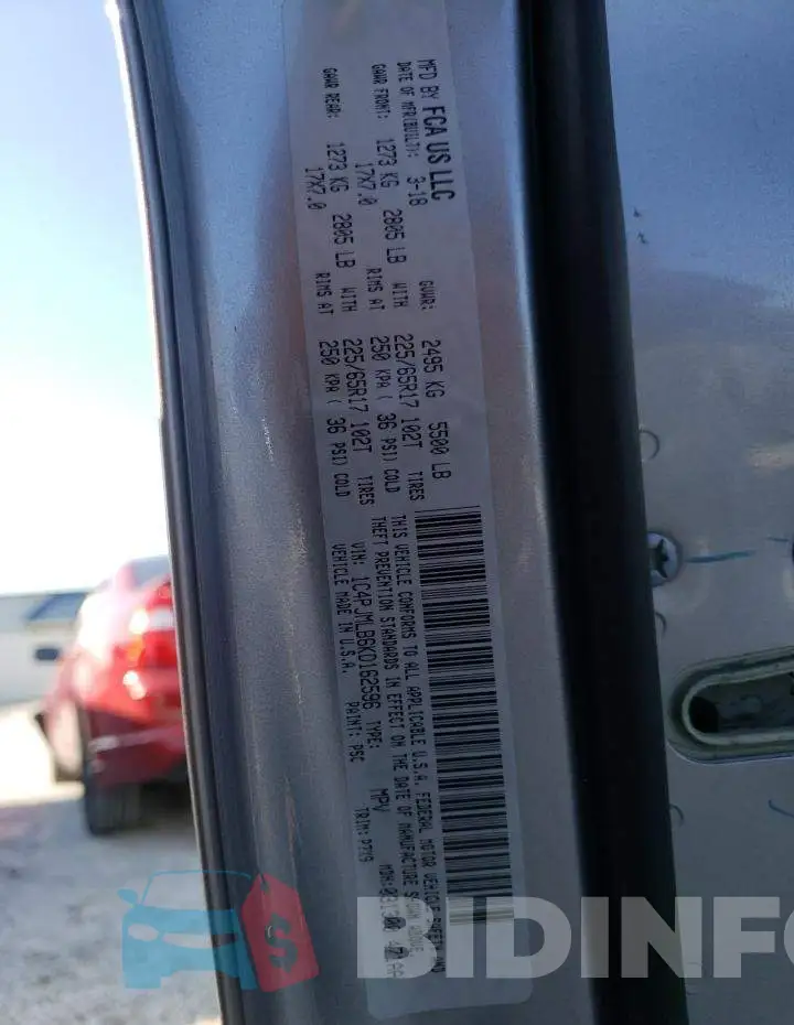 1C4PJMLB6KD162596 Photo# 10