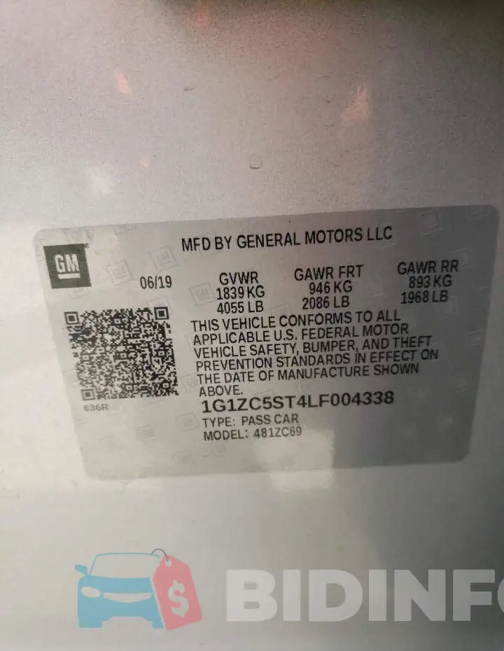 1G1ZC5ST4LF004338 Photo# 10