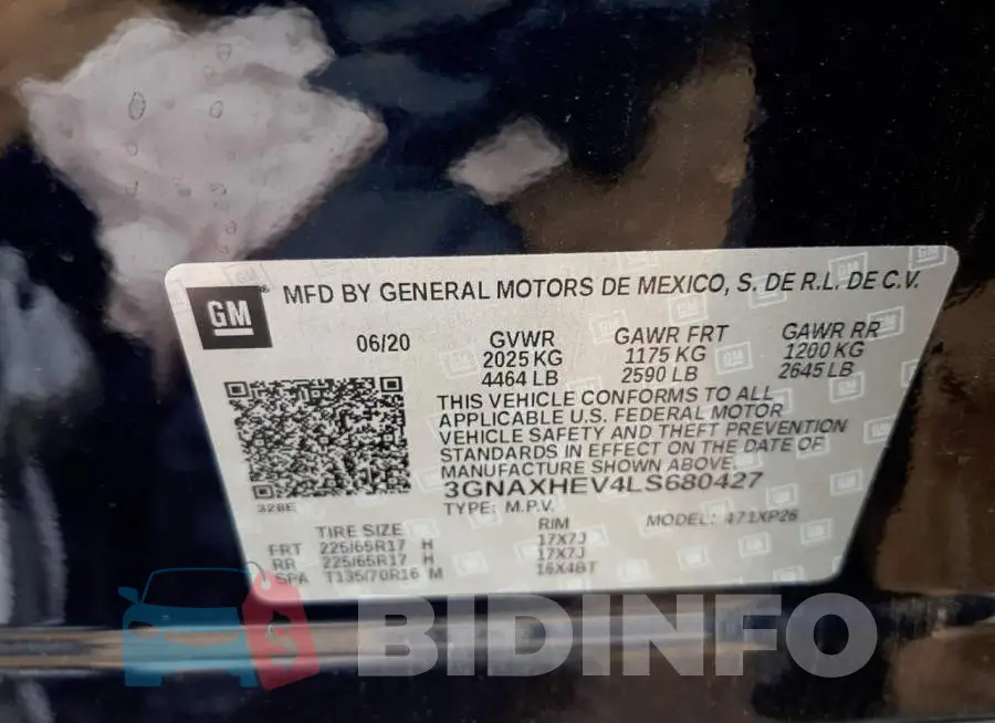 3GNAXHEV4LS680427 Photo# 10