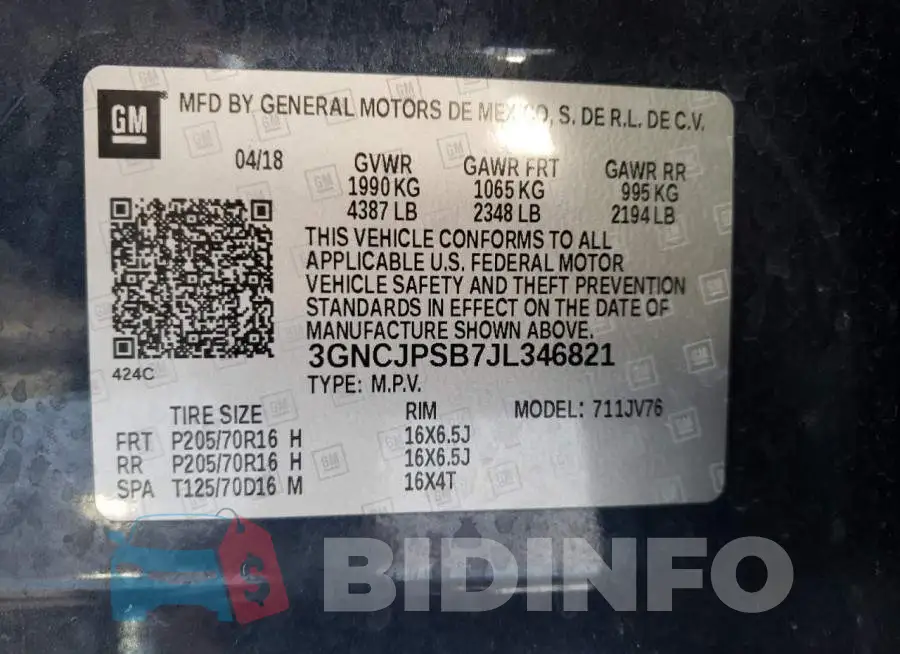 3GNCJPSB7JL346821 Photo# 10
