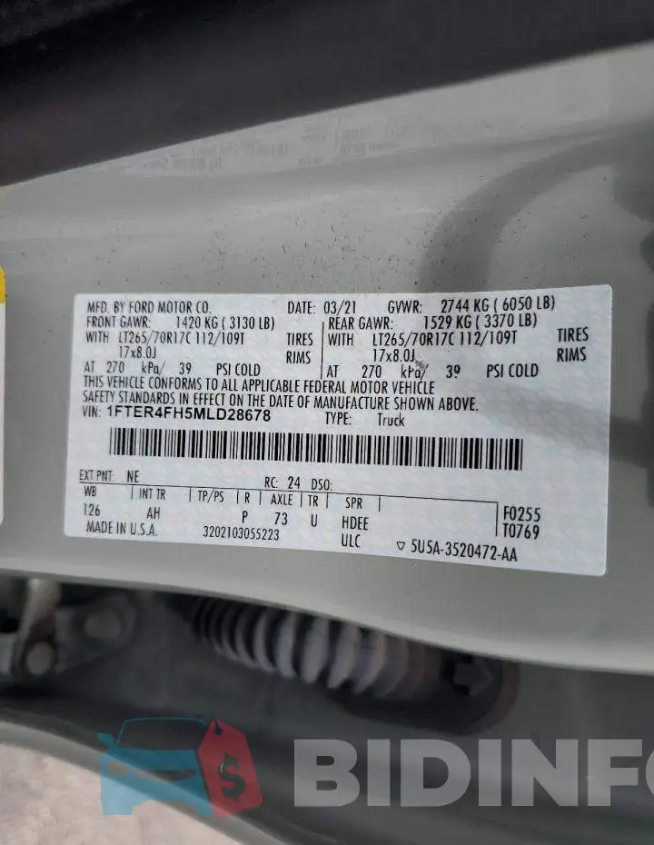 1FTER4FH5MLD28678 Photo# 10
