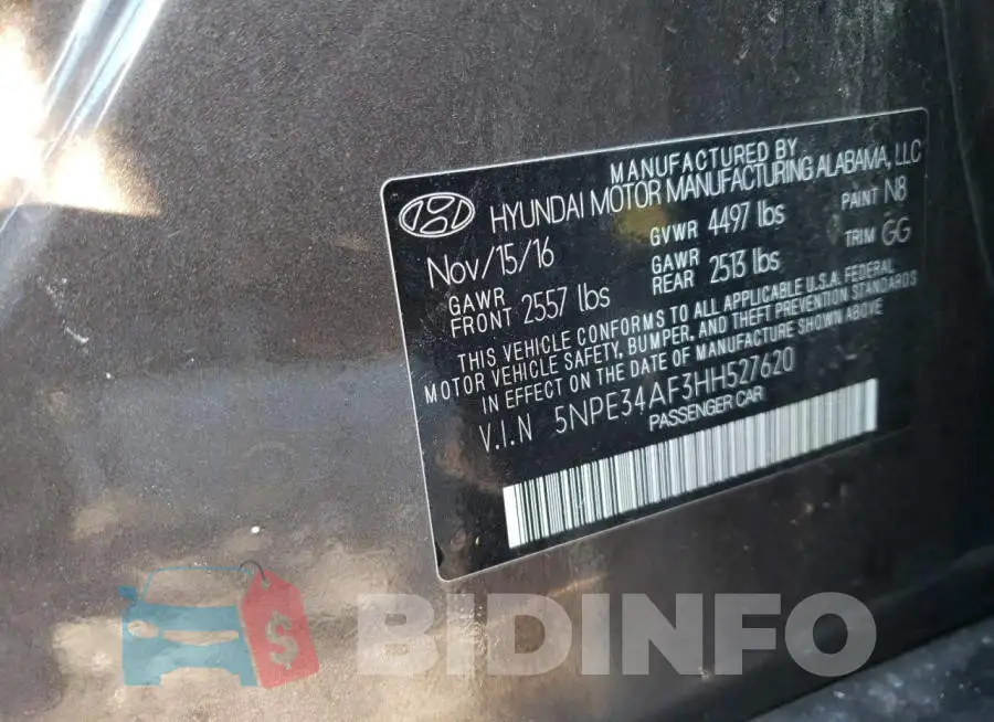 5NPE34AF3HH527620 Photo# 10
