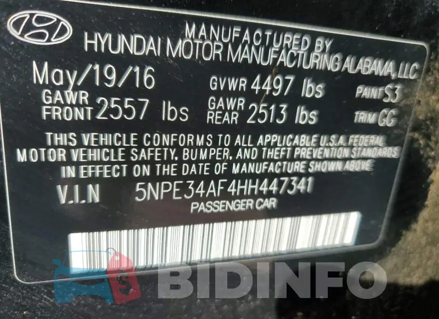 5NPE34AF4HH447341 Photo# 10
