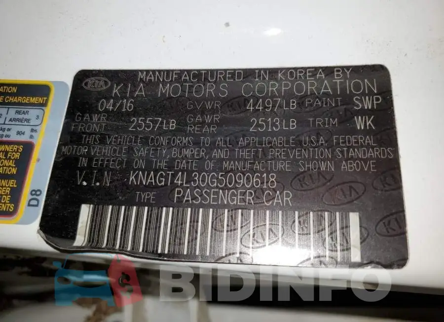 KNAGT4L30G5090618 Photo# 10