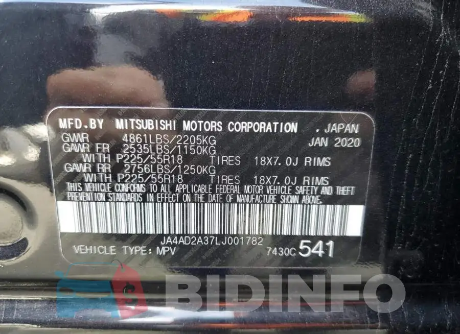 JA4AD2A37LJ001782 Photo# 10