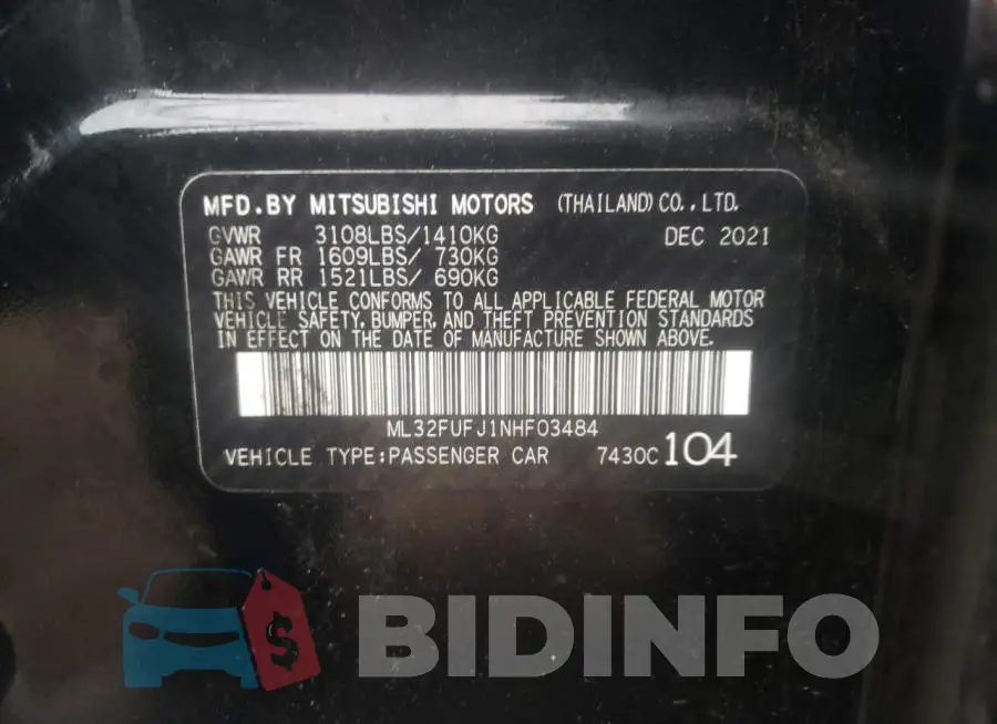 ML32FUFJ1NHF03484 Photo# 10