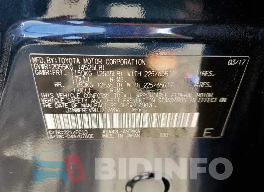 JTMWFREV9HJ713986 Photo# 10
