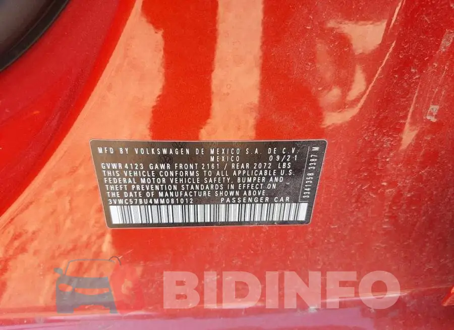 3VWC57BU4MM081012 Photo# 10