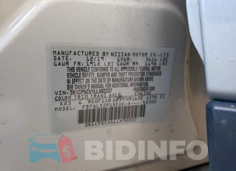 3N1CP5CV1LL492237 Photo# 10