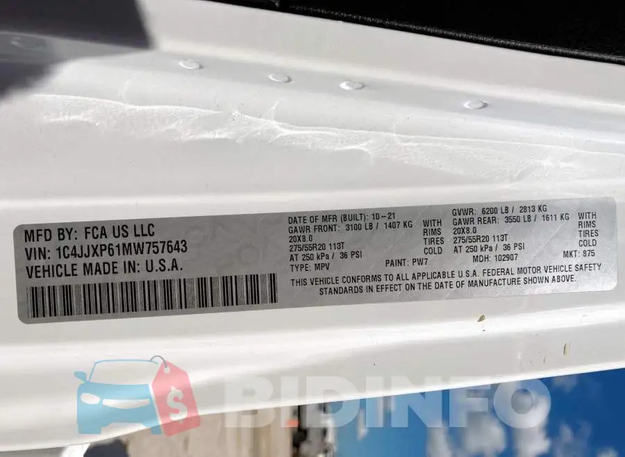 1C4JJXP61MW757643 Photo# 10