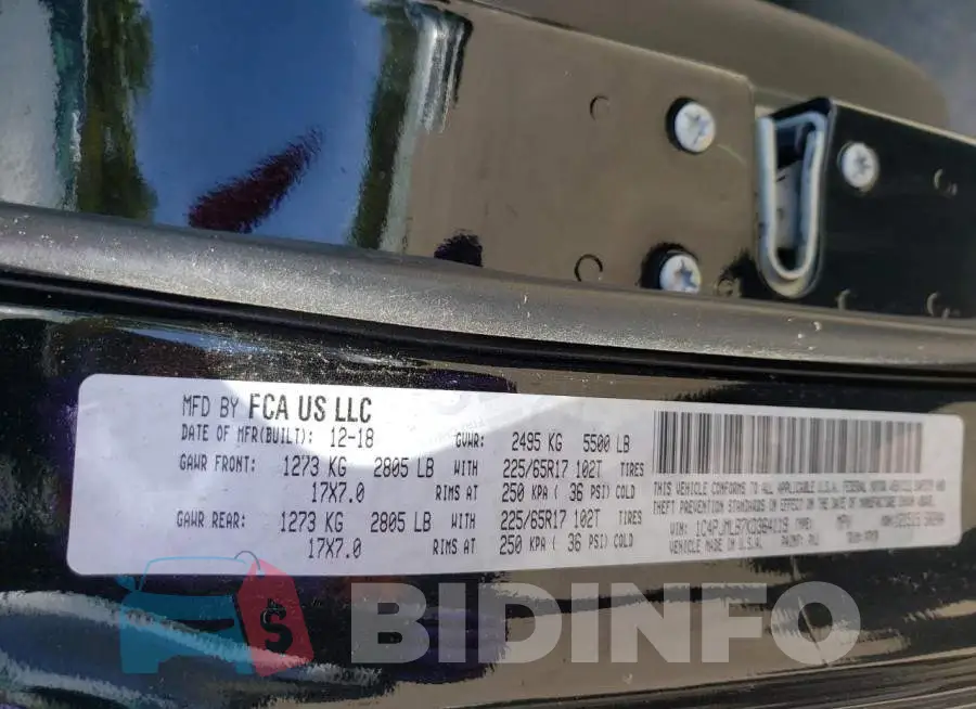 1C4PJMLB7KD364119 Photo# 10