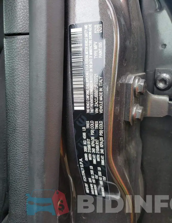 ZACCJBBB7JPJ32721 Photo# 10