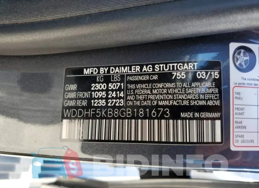 WDDHF5KB8GB181673 Photo# 10