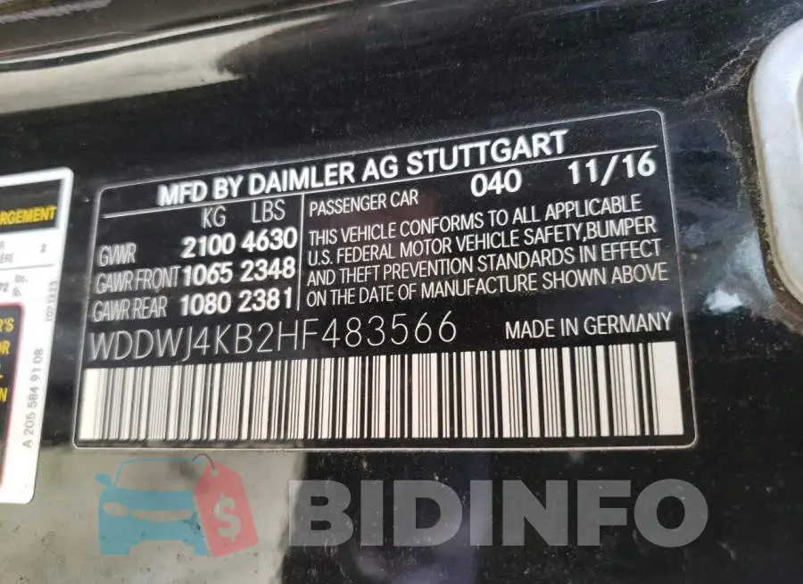 WDDWJ4KB2HF483566 Photo# 10