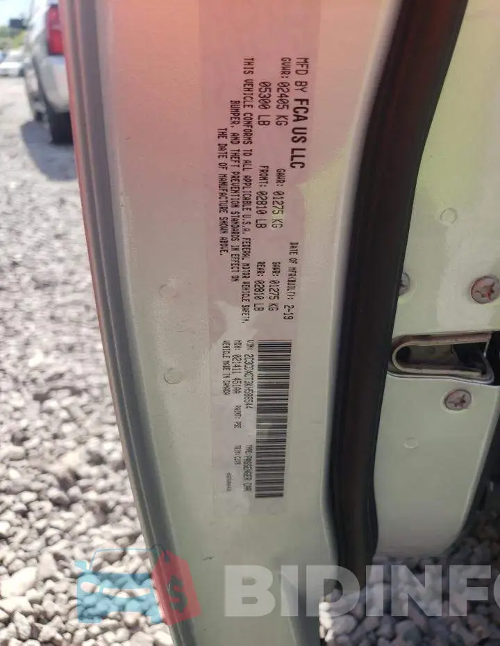 2C3CDXCT3KH588544 Photo# 10