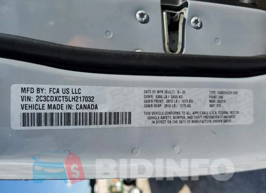 2C3CDXCT5LH217032 Photo# 10