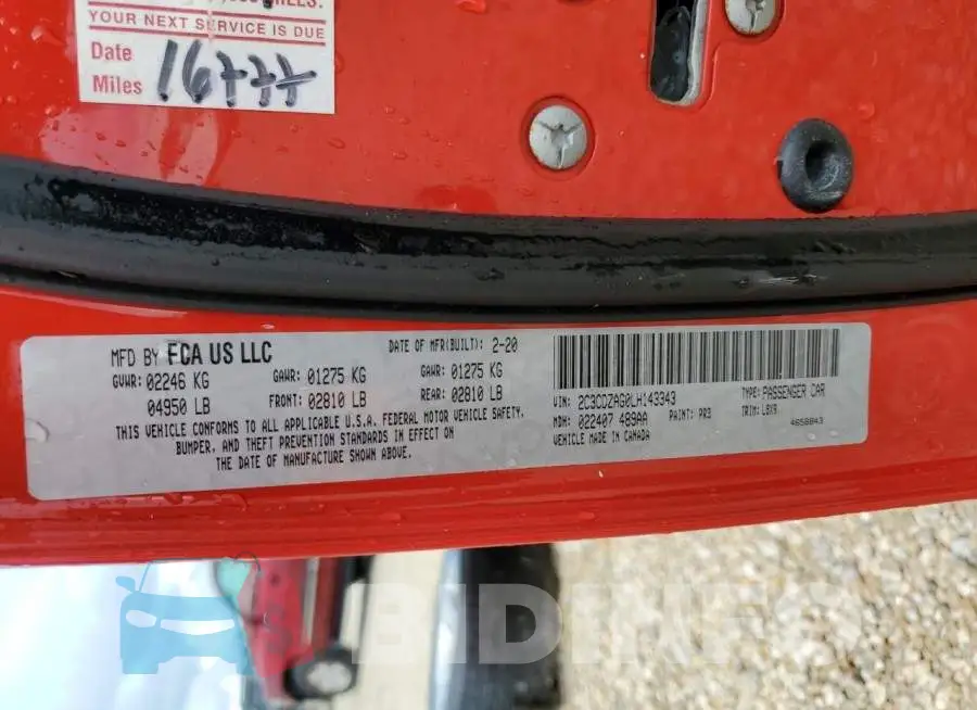 2C3CDZAG0LH143343 Photo# 10