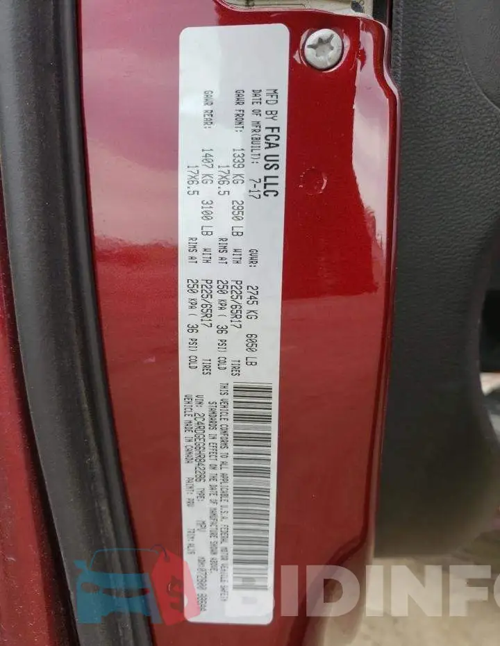 2C4RDGEG6HR842286 Photo# 10