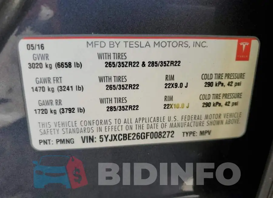 5YJXCBE26GF008272 Photo# 10