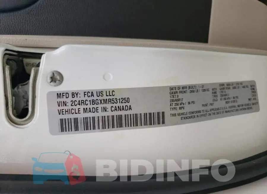 2C4RC1BGXMR531250 Photo# 10