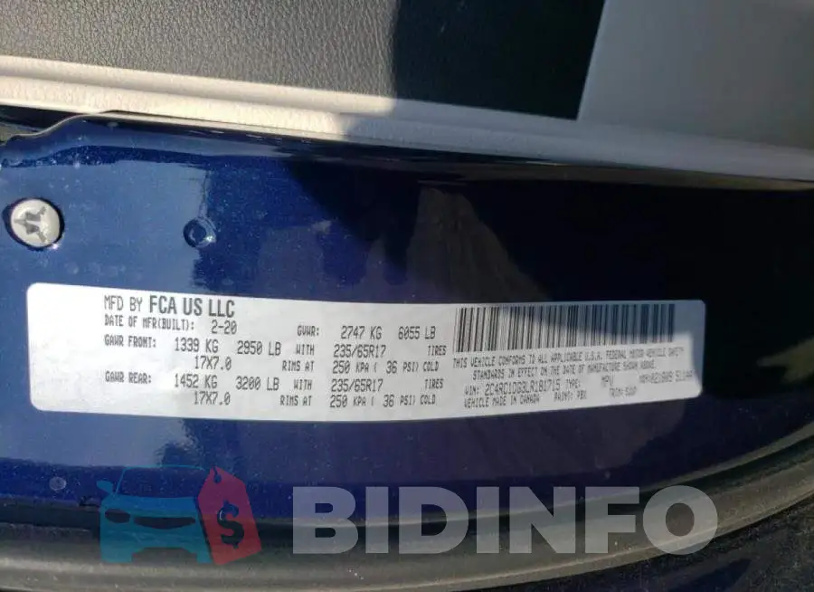 2C4RC1DG3LR181715 Photo# 10