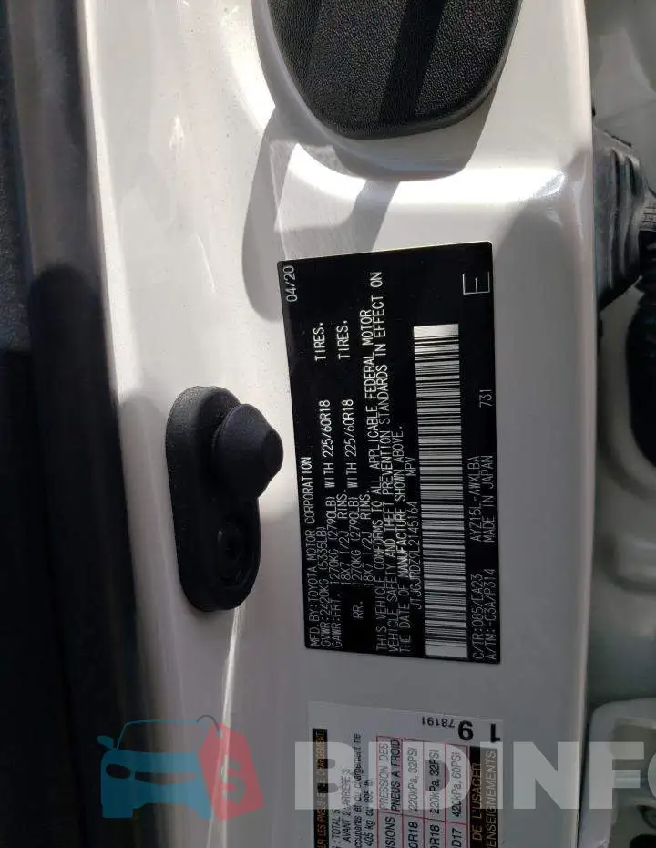 JTJGJRDZ9L2145164 Photo# 10