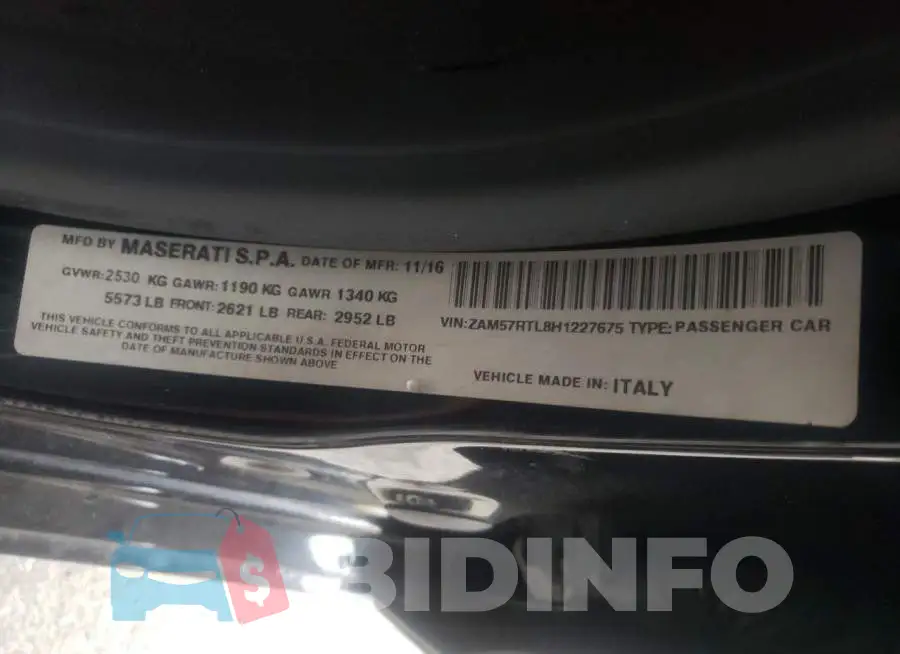 ZAM57RTL8H1227675 Photo# 10