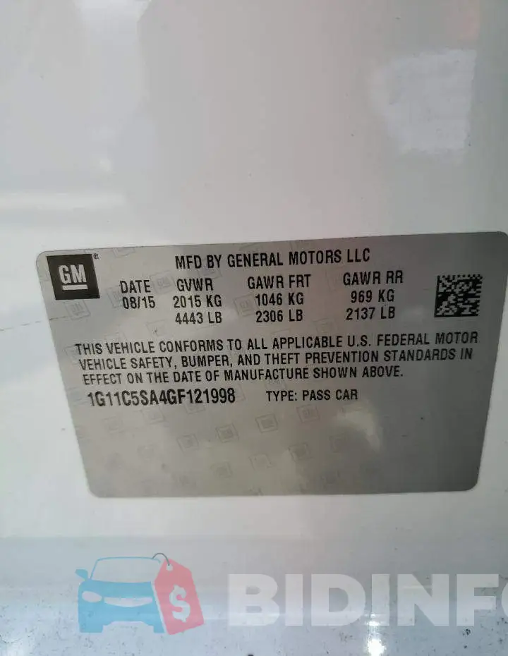 1G11C5SA4GF121998 Photo# 10