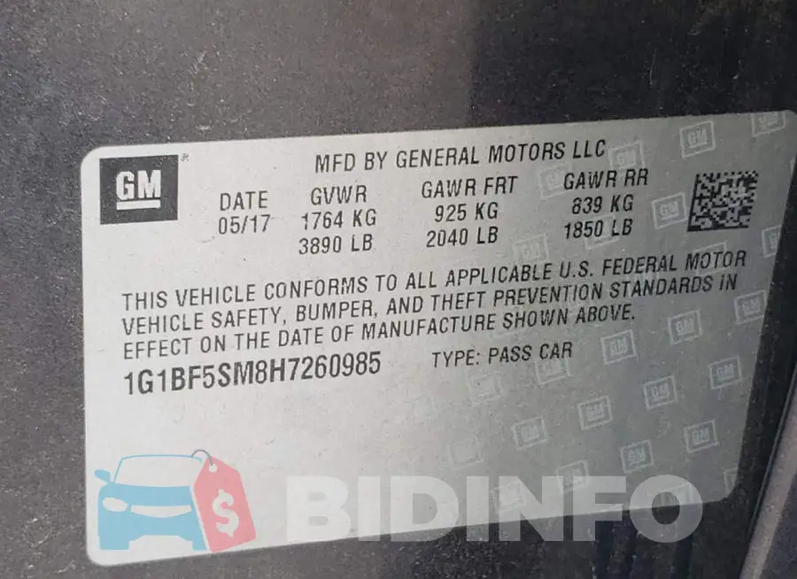 1G1BF5SM8H7260985 Photo# 10
