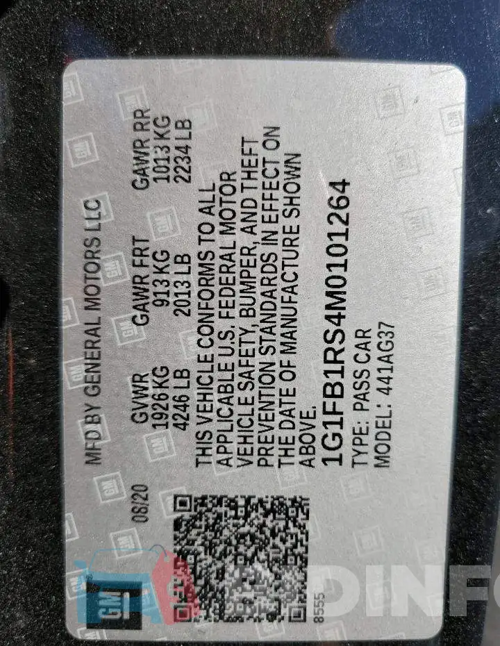 1G1FB1RS4M0101264 Photo# 10