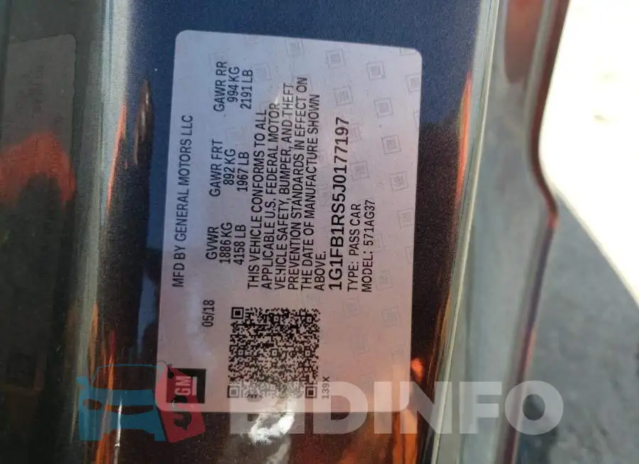 1G1FB1RS5J0177197 Photo# 10