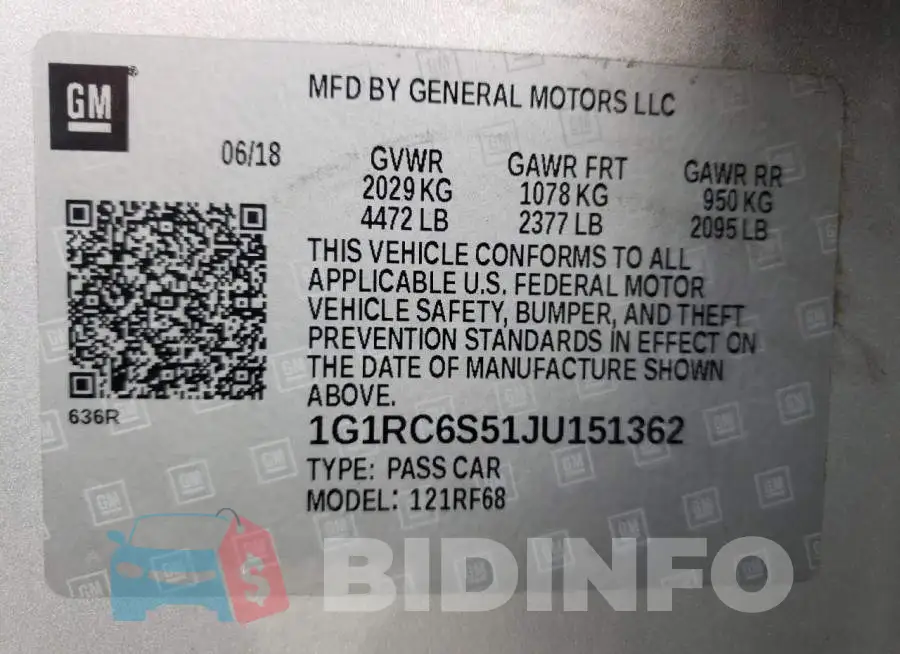 1G1RC6S51JU151362 Photo# 10