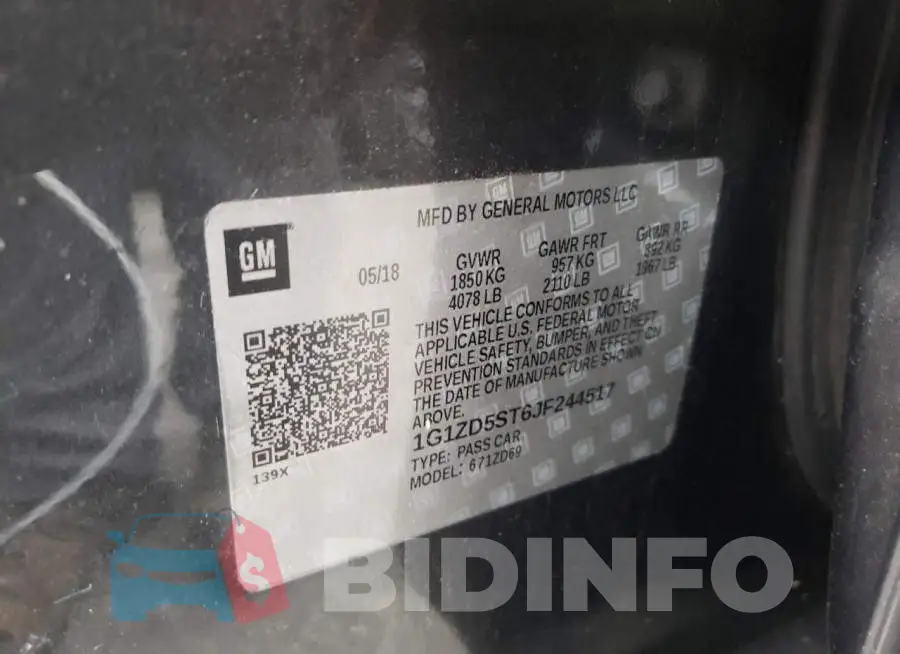 1G1ZD5ST6JF244517 Photo# 10