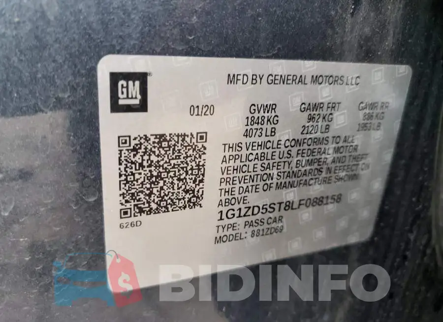 1G1ZD5ST8LF088158 Photo# 10