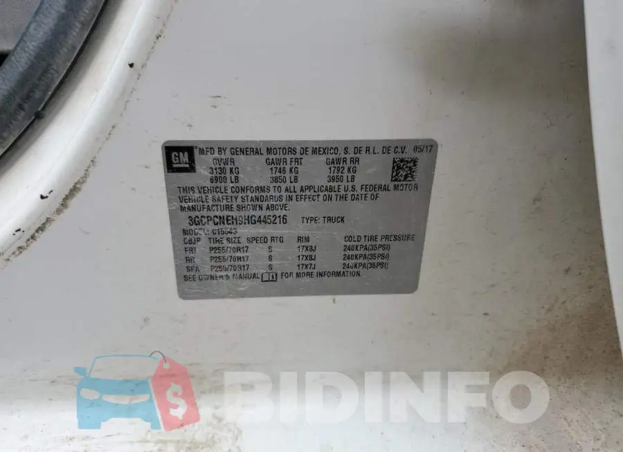 3GCPCNEH9HG445216 Photo# 10