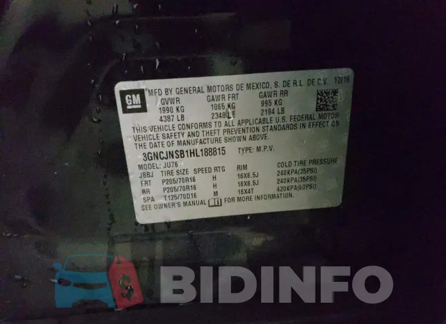 3GNCJNSB1HL188815 Photo# 10