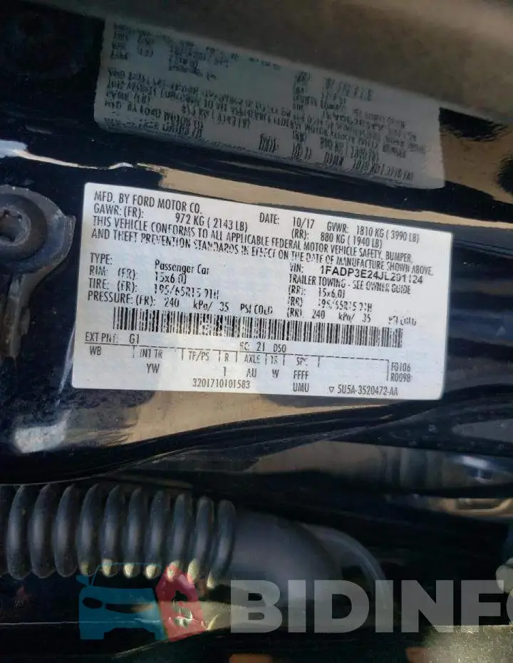 1FADP3E24JL201124 Photo# 10