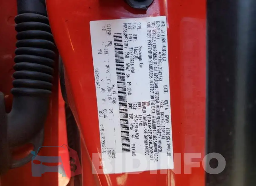 1FADP3F28GL302027 Photo# 10