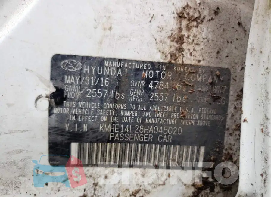KMHE14L28HA045020 Photo# 10